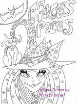 Hocus Pocus sketch template