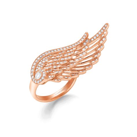 wings embrace diamond ring in 18ct rose gold garrard