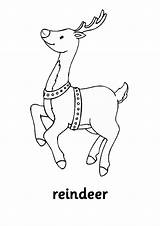 Reindeer Coloring Pages Kids Clarice Printable Print Divyajanani Results Coloringkids sketch template
