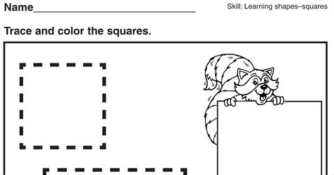 square coloring pages  preschool thousand    printable