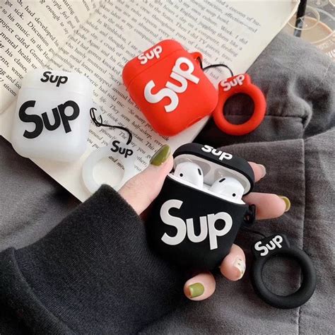 supreme airpods case etsy