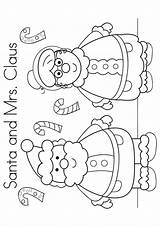 Mrs Claus Santa Mr Coloring Pages Clause Parentune Printable Print Child sketch template