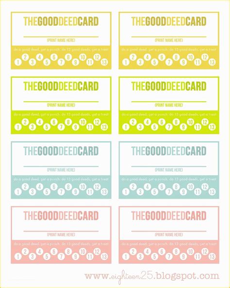 punch card template  design     printable punch cards