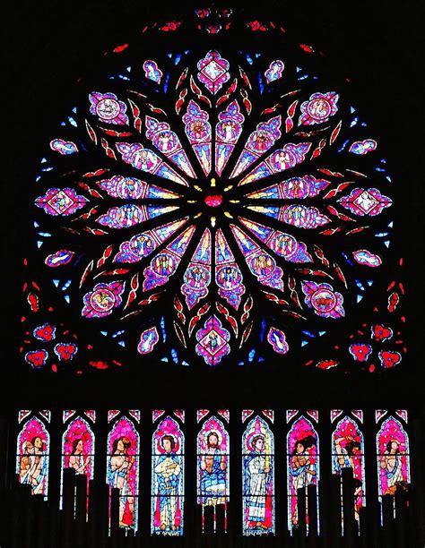 Gothic Stained Glass Windows Photograph By David Broome
