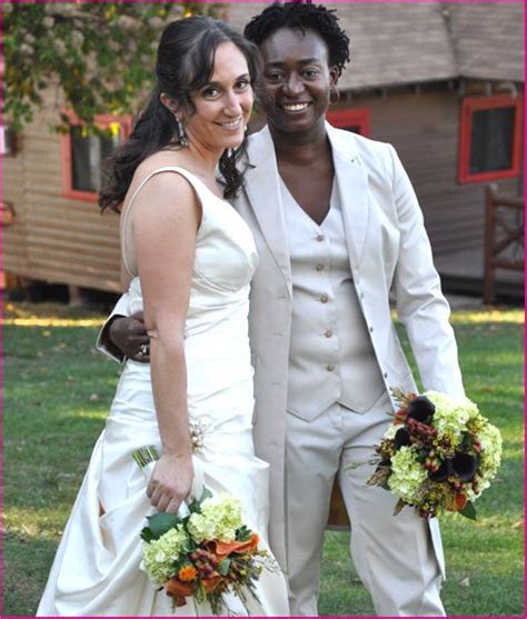 137 best lesbian weddings suits images on pinterest lesbian wedding wedding attire and black