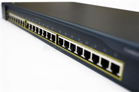 high speed network switch stock photo image