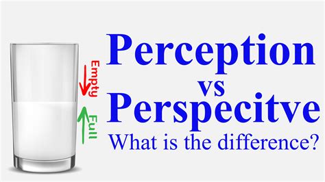 perception  perspective    difference
