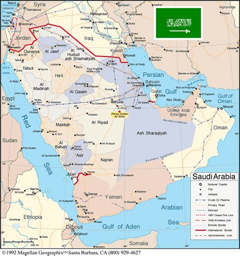 facts  arabia map