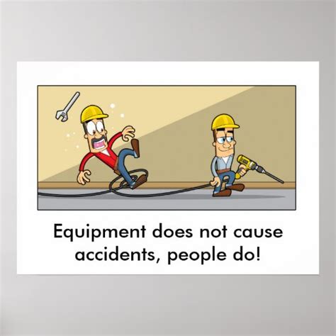 accident prevention  poster zazzle