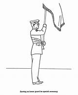 Marines Guard Library Clipart Memorial sketch template