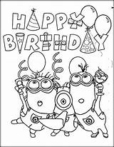 Birthday Happy Coloring Pages Brother Line Drawing Color Printable Kids Getdrawings Getcolorings sketch template