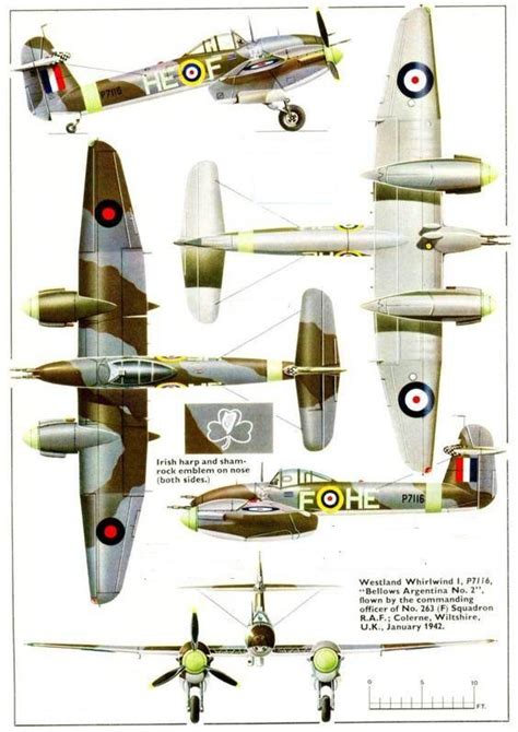 westland whirlwind mki fighter raf uk  westland whirlwind westland vintage aircraft