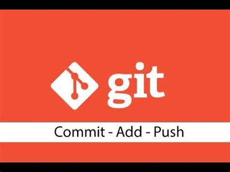 git add commit push youtube
