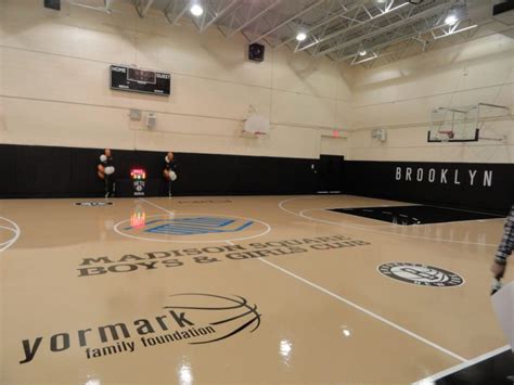 madison square boys girls club gym  facelift