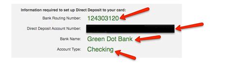 How To Get Green Dot Routing Number And Account Number