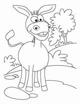 Coloring Donkey Pages Printable Kids Cartoon Ass Book Lovely Color Animal Print Drawing Donkeys Caterpillar Template Funny Online Popular Bestcoloringpagesforkids sketch template
