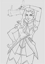 Sombra Lineart sketch template