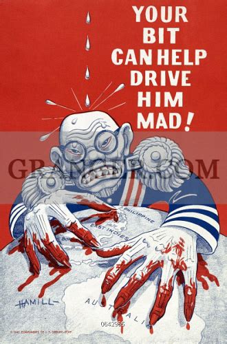 Image Of Wwii Poster 1942 Your Bit Can Help Drive Him Mad