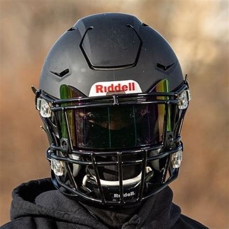 blacked  riddell speedflex cool football helmets football outfits