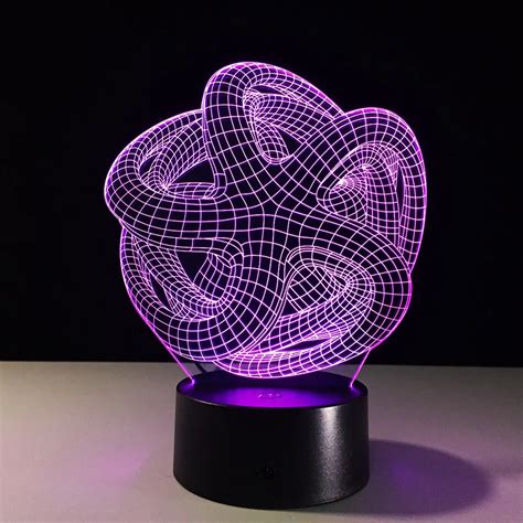 buy abstraction  night light rgb changeable mood lamp led light dc  usb