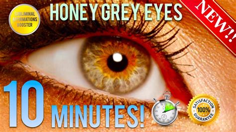 get exotic honey grey eyes in 10 minutes subliminal affirmations booster real results daily