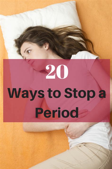 20 ways to stop a period artofit