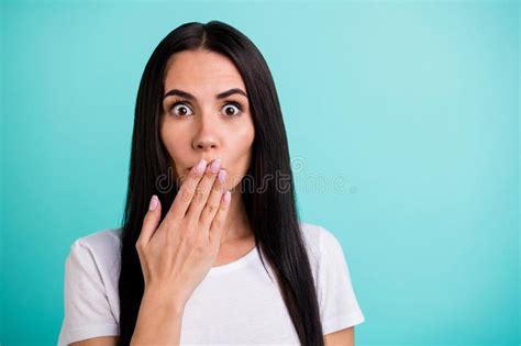 Close Up Photo Of Crazy Girl In Stupor Hearing Incredible Bad Fake News