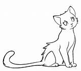 Warrior Coloring Cat Pages Print Color sketch template