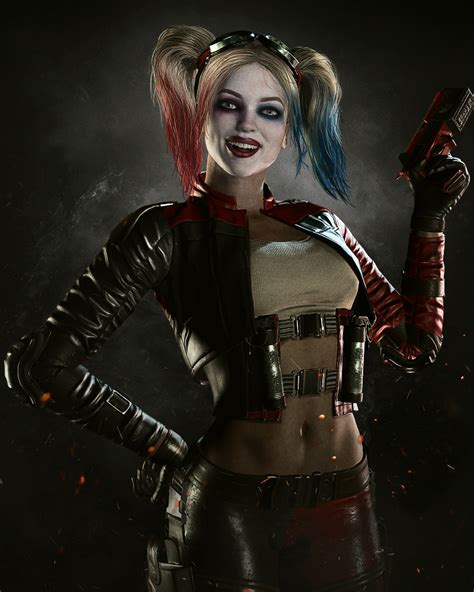 Injustice 2 Harley Quinn Jacket Vest Cosplay Costume