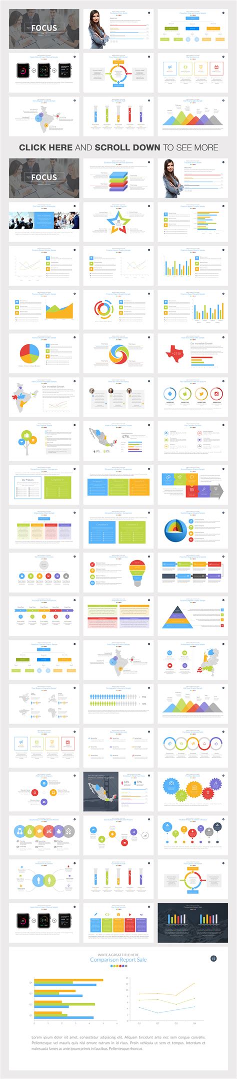 focus powerpoint template business powerpoint templates keynote