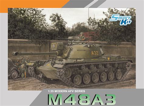 3546 1 35 M48a3 Dragon Plastic Model Kits