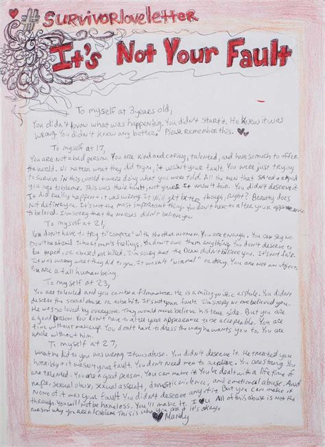 Survivorloveletter Love Letters From Sexual Abuse Survivors To