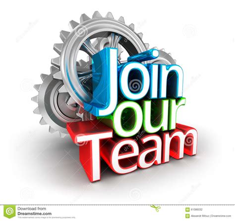 join our team text concept stock illustration image