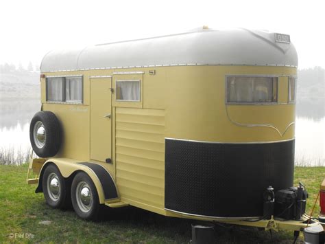horse trailer turned camper tiny house town