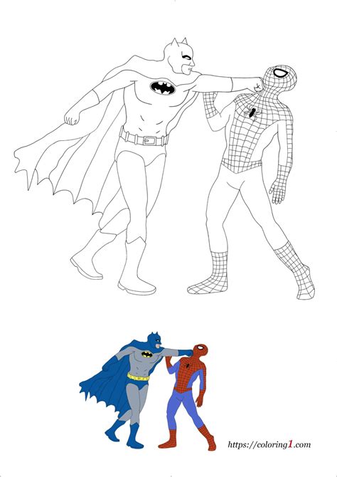 batman  spiderman coloring pages   coloring sheets  bee