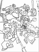 Coloring Supernoobs Wecoloringpage sketch template