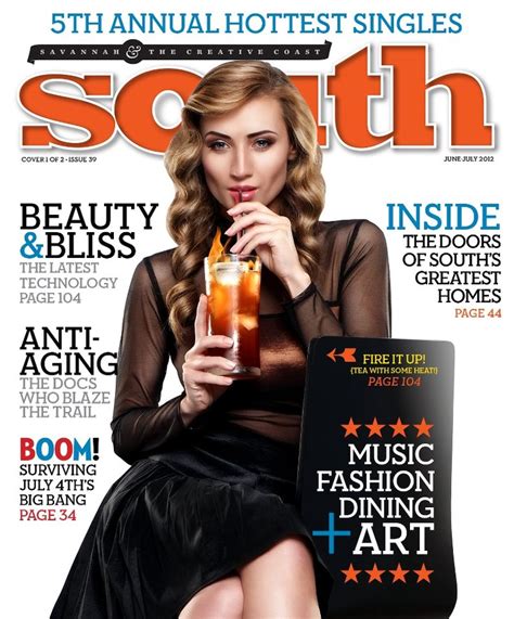 junejuly  south southern cover magazine