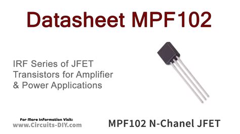 mpf jfet  channel vhf amplifier datasheet