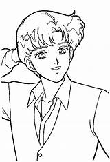 Sailor Mamoru sketch template