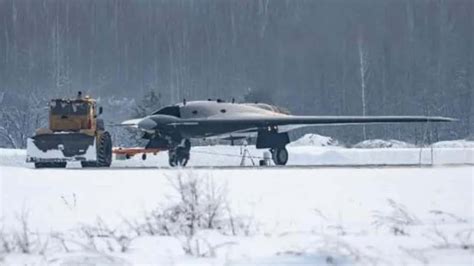 russia    okhotnik combat drone  service