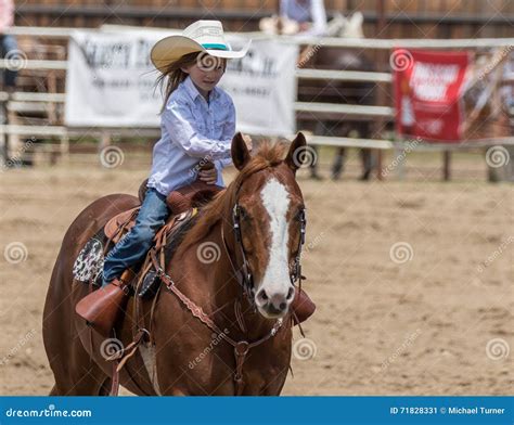 rodeo girl editorial photo image of stirrup racing 71828331