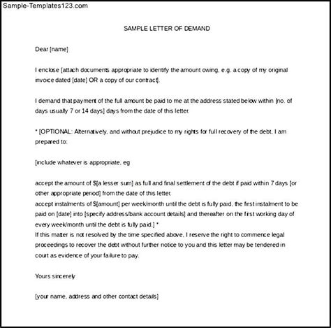 recovery letter sample  document template