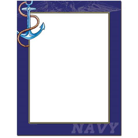 navy letterhead  navy stationery paper  image shop