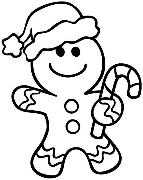 gingerbread christmas coloring pages  girl  coloring book