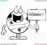 Mercury Clipart Coloring Planet Holding Sign Cartoon Pages Kids Cory Thoman Outlined Vector Clipartpanda Designlooter 1024px 1080 64kb sketch template