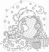 Globe Coloring Pages sketch template
