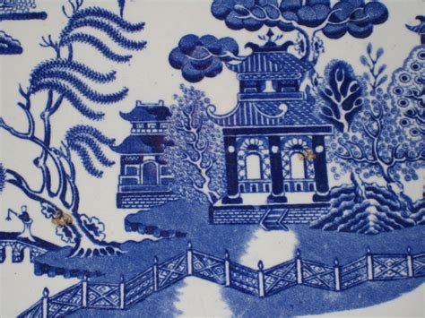 blue willow pattern wallpaper gallery
