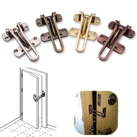 front door security safety lock home hasp latch chain lock guard catch clasp locks  home