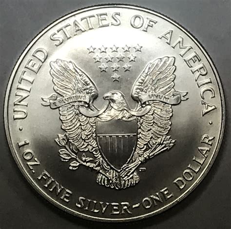 american silver eagle  oz  fine silver dollar high