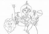 Navratri Coloring Pages Dussehra Festival Drawing Kids Sketches Colouring Dasara Sketch Drawings Printable Ravan Color Happy Familyholiday Related Template Diwali sketch template